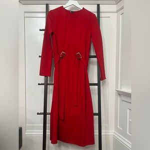 Zara long sleeve midi dress.